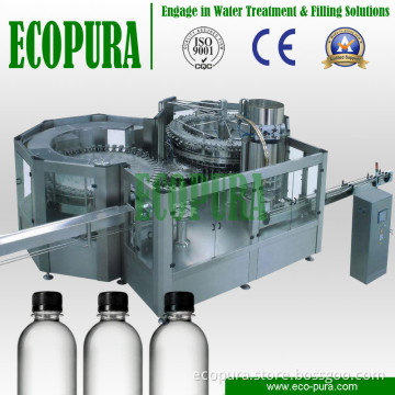 CE Approved 3-in-1 Rinsing Filling Capping Machine / Turnkey Bottling Line